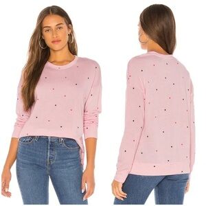 Sundry Stars Heart Crew Neck